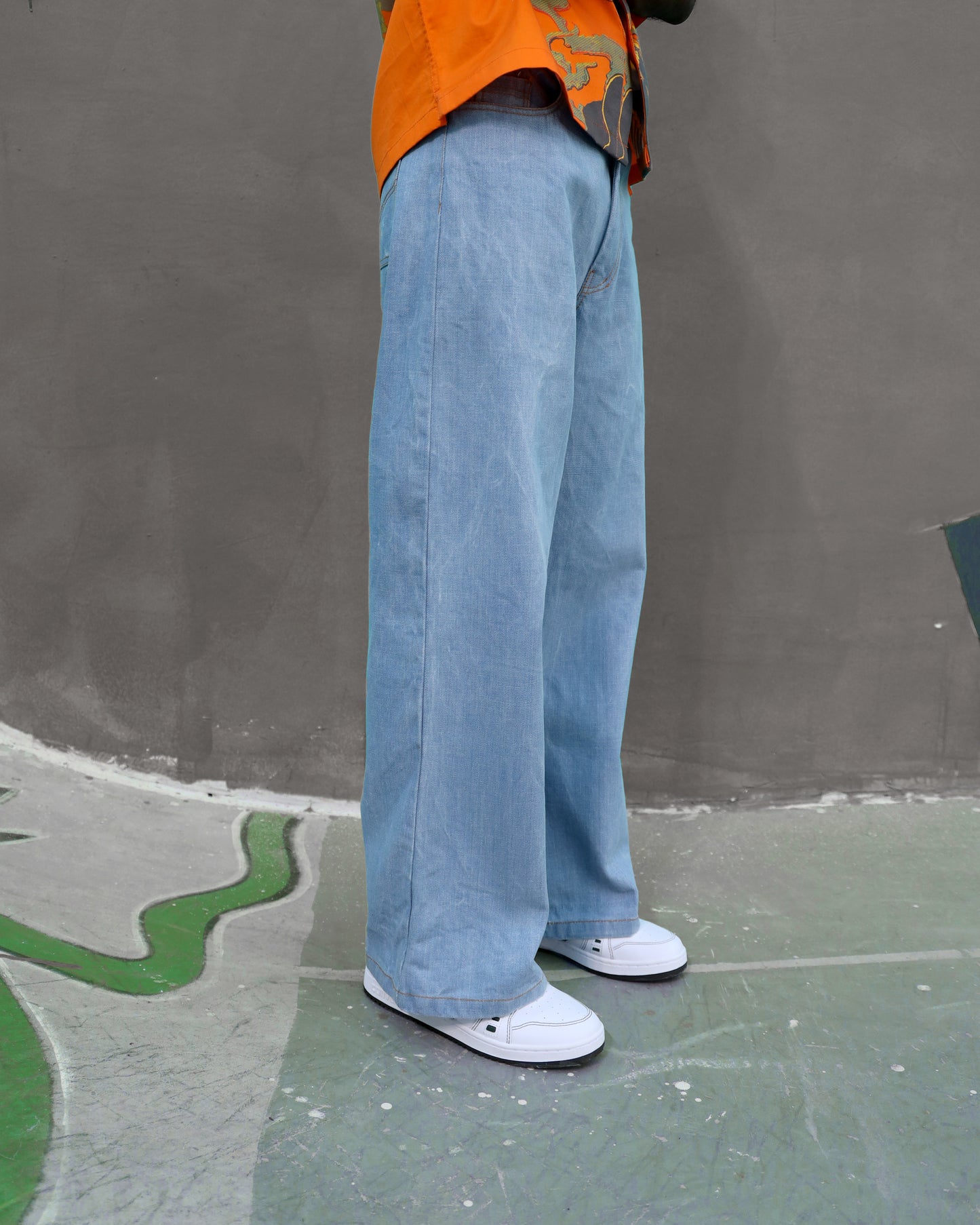 Blue denim